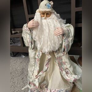 BRINN'S 1990 PORCELAIN SANTA COLLECTION COLLECTOR DOLL 16”
